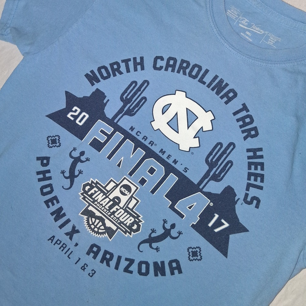 North Carolina Tar Heels‎ Final Four 2017 Phoenix T-Shirt Blue Small The Victory